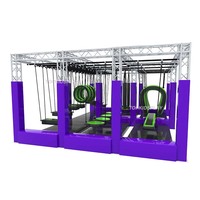 Parcours d'obstacles commercial Ninja Warrior pour enfants et adultes Free Design Parkour Ninja Playground