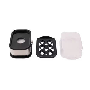 Vaporera Eléctrica Portátil Automática de 400w con Carcasa de Acero Inoxidable, Mini Vaporera para Alimentos, Máquina para Desayunos, Cocedor de Huevos para Uso Doméstico - Product Image 2