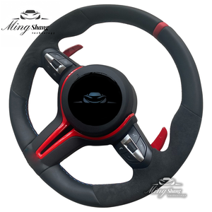Volante Deportivo Negro en Forma de T con Botones, Compatible con <span class=keywords><strong>BMW</strong></span> F10 F30 E60 E90 F35 F22 F32 X2 X3 X4 X5 X6 M1 M2 M3 M4 M5 M6 - Product Image 4