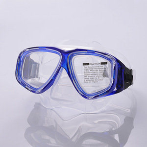 Masque de plongée encadré à deux fenêtres, verre trempé de 4.0mm, silicone anti-buée, pour la plongée en apnée, sports nautiques pour adultes - Product Image 4