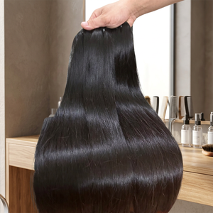 Cabello Humano Virgen Vietnamita de Alta Calidad, Liso Natural, 100% Cabello Virgen Vietnamita, Precio de Fábrica al por Mayor - Product Image 2