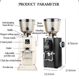 Venta al por mayor de máquinas de café espresso automáticas con muelas planas de 64 mm, personalizadas con marca privada, precisas, antiestáticas y con bajo MOQ - Product Image 5