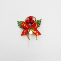 Ychon Maßgefertigte Weihnachtsbaum-Kuchendekoration Cupcake-Topper Weihnachtsparty-Zubehör Tannenbaum-Backdekoration