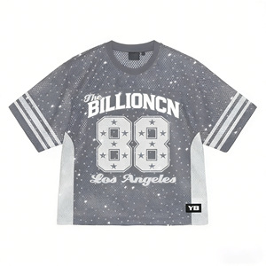 Camiseta personalizable Vintage Street Hip Hop para hombre, camiseta de gran tamaño de algodón Premium de alta calidad con estampado de logotipo, camiseta para hombre - Product Image 2