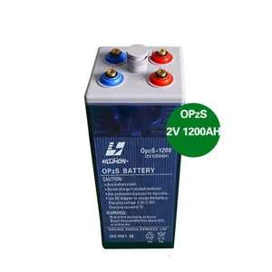 Pin axit chì hình ống opzs 2V 1200ah pin năng lượng mặt trời Pin Xe lăn để lưu trữ năng lượng