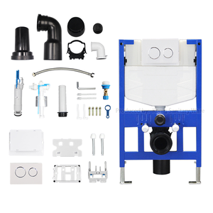 <span class=keywords><strong>Cisterna</strong></span> de Inodoro Oculta de Doble Descarga Superior o Frontal de HDPE para Inodoros Suspendidos en Paredes de Hogares y Hoteles - Product Image 6