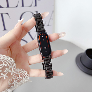 Bracelet intelligent pour femmes Accessoires de remplacement Bracelet de <span class=keywords><strong>montre</strong></span> en acier inoxydable pour Xiaomi Smart Band 9 - Product Image 2