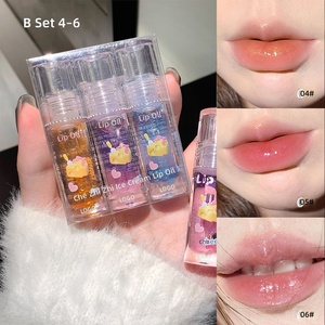 Lip Oil Tint Buah Label Pribadi Melembapkan dan Menghidrasi, Pewarna Bibir Mengkilap dengan Logo Kustom Grosir - Product Image 4