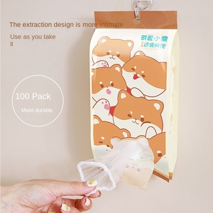 EVEFU Cartoon Lam Kitchen Filter <b>Screen</b> for Dish Washing Basin Disposable Net Bag <b>Leaves</b> Hands Clean - Product Image 2