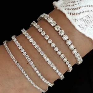 Joyería al por Mayor, Brazalete de Tenis Personalizado, Diamante Cultivado en Laboratorio HPHT con Certificación IGI, Precio de Fábrica de Joyería Fina - Product Image 1