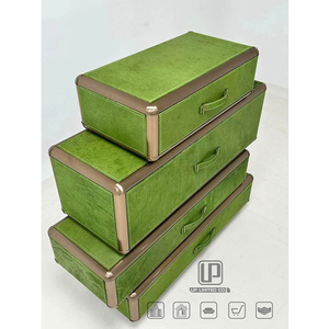 Fashion Designed Green Velvet Rectangle Cabinet Living Room Steel Frame <b>Storage</b> Cabinet With <b>Drawers</b> Living Room <b>Storage</b> Cabinet - Product Image 3