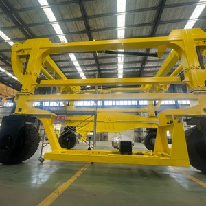 Grue à portique monopoutre sur pneus en caoutchouc certifiée CE, moteur diesel PLC, prix usine - Product Image 3