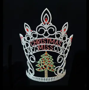Árvore Natal Beleza Concurso Coroa Strass Tiara