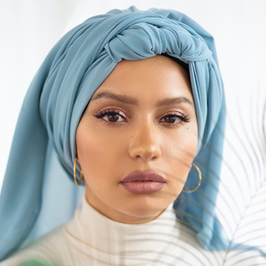 Màu Sắc Đẹp Đồng Bằng Voan Hijab Khăn Cho Phụ Nữ Hồi Giáo Mềm Mại Và Ánh Sáng Trọng Lượng Hàng Ngày Phụ Nữ Hồi Giáo Voan Hijab - Product Image 2