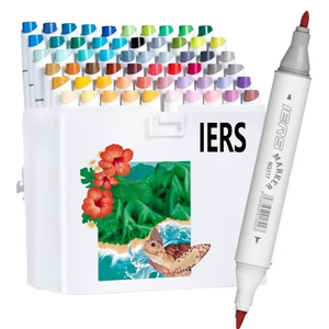 <span class=keywords><strong>Marcadores</strong></span> <span class=keywords><strong>de</strong></span> <span class=keywords><strong>Alcohol</strong></span> IERS <span class=keywords><strong>de</strong></span> Doble Punta, 300 Colores, Punta Fina y Punta <span class=keywords><strong>de</strong></span> Cincel, Juego <span class=keywords><strong>de</strong></span> <span class=keywords><strong>Marcadores</strong></span> Artísticos para Artistas, Adultos, Ilustraciones y Colorear - Product Image 1