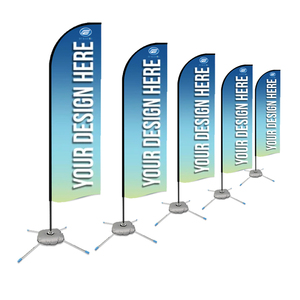 Promosi spanduk pameran spanduk terbang bendera pantai Tampilan Iklan tanda gulung atas dijual - Product Image 3