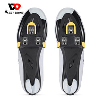 WEST BIKING Nouveau jeu de taquets de pédale Spd Plat 6 degrés pour système Spd Pièces de taquet de pédale de route Taquet de pédale autobloquant