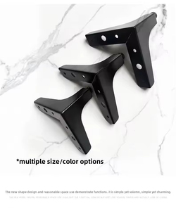 Factory Wholesale L-Shape Metal Furniture Accessories <b>Sofa</b> Legs for <b>Outdoor</b> Living Room Hotel Furniture - Product Image 2