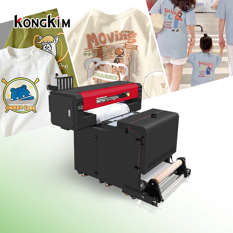 Kongkim Multi-Color DTF Printing Equipment 9 Ink Channels High Precision Textile Applications