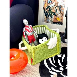 Cute Niche High-looking Little Monster Toy Snacks Organizer <b>Folding</b> <b>Storage</b> <b>Box</b> Household Large-capacity <b>Storage</b> <b>Box</b> - Product Image 4