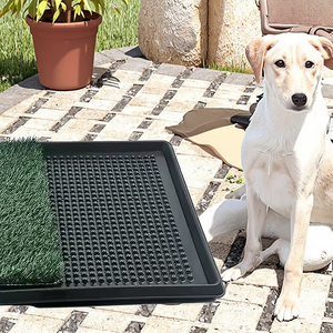 Tapis d'entraînement intérieur intelligent Plateau de gazon artificiel vert Tapis de fournitures de <span class=keywords><strong>pipi</strong></span> pour chats chiens Sacs de <span class=keywords><strong>caca</strong></span> inclus Siège de toilette intelligent pour animaux de compagnie - Product Image 5