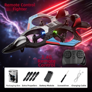 Aereo <span class=keywords><strong>RC</strong></span> V50, Drone Telecomandato, Modello di Aeroplano 2.4GHz, Batterie con Portata di 150m per Scuole Elementari - Product Image 5