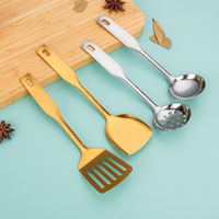 Juguetes para niños, mini utensilios de cocina, simulación de cocina, cuchara de acero inoxidable, espátula para freír, espátula para voltear, colador, utensilios de mesa