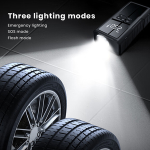Démarreur <span class=keywords><strong>de</strong></span> voiture 1800A Peak avec compresseur d'air 160 PSI, booster <span class=keywords><strong>de</strong></span> batterie 12V pour moteurs essence et diesel, réparation automobile - Product Image 6