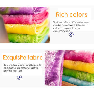 Ménage facile enlèvement d'huile fibre de <span class=keywords><strong>bois</strong></span> torchons dégraissage facile Double épaissi fort absorbant l'eau tampon à récurer - Product Image 5