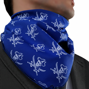Bandana pour Pirate, bandana bleue 100% coton, Pirate - Product Image 2