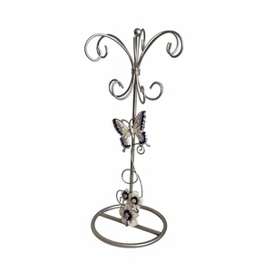 Organizador de Joyas de Metal Estilo Mediados de Siglo, Soporte Decorativo para Mesa o Encimera, Ecológico - Product Image 1
