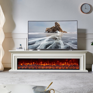 <span class=keywords><strong>Console</strong></span> TV moderne en bois style Normcore avec foyer électrique, à gaz ou à vapeur, économique, autoportante pour salon - Product Image 2