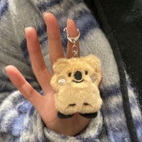 Cadeau personnalisé, porte-clés peluche Kawaii, sac à dos pendentif, peluche fourrure de koala coréen, porte-clés pendentif mignon
