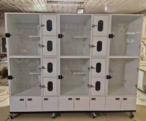 <span class=keywords><strong>Cage</strong></span> en bois blanche pour chat, vente de maison, offre spéciale - Product Image 2