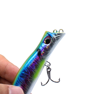 AOCLU subacqueo poco profondo 130mm 17.5g sonaglio esca dura da 1 pezzo <span class=keywords><strong>per</strong></span> esca di branzino d'acqua salata esca senza labbra - Product Image 4