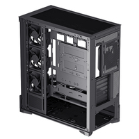 Boîtier PC Gamer de Bureau Haute Performance Personnalisé Mid-Tower MicroATX avec Panneau Latéral en Plastique et Fenêtre, Ports Audio Frontaux, Fabrication Standard