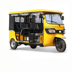Cina fabbrica 9 passeggeri triciclo Taxi Tuk Tuk moto benzina a tre ruote benzina per l'Africa in vendita - Product Image 1