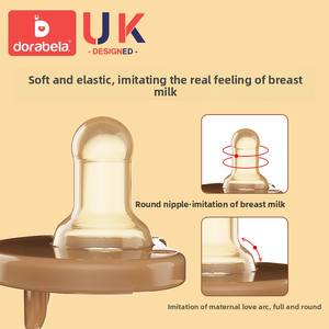 <span class=keywords><strong>Dora</strong></span> Beila Baby Chupete Ultra-Suave Tipo de sueño Leche materna simulada Sensación real Silicona Patrón de dibujos animados Mango 1-2 años - Product Image 5