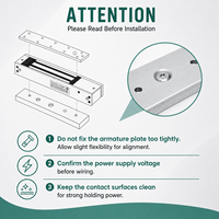 Serrure Électromagnétique DC 12V 24V de Bonne Qualité 280kg 600 Lbs pour Porte Intérieure – Fabrication Chinoise