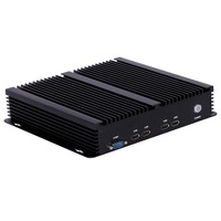 ELSKY Venta caliente sin ventilador j4125 mini pc Ubuntu Windows IPC J4125 CPU mini ITX placa base 12V5A PC industrial