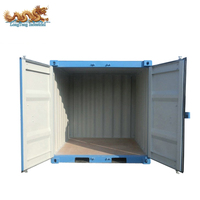 Conteneur de transport de marchandises sèches mini portable de 8 pieds en acier Corten certifié CSC, disponible à Tianjin, Shanghai, Qingdao