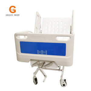 Mesa de Hospital para Pacientes, Compatible con <span class=keywords><strong>Camas</strong></span> <span class=keywords><strong>Stryker</strong></span> de 3 Funciones con Manivela Manual, <span class=keywords><strong>Precio</strong></span> de Cama de Hospital para UCI - Product Image 4