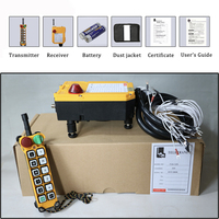 Pengendali Jarak Jauh Industri HOT DC/AC 12V/24V/110V F24-12D/S Logam Kecepatan Ganda Tahan Air Parameter Dapat Disesuaikan Kontrol Jarak Jauh