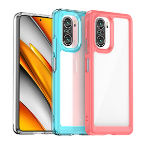 Custodia di lusso di alta qualità custodia per cellulare colorata per <span class=keywords><strong>cover</strong></span> in acrilico trasparente <span class=keywords><strong>POCO</strong></span> <span class=keywords><strong>F3</strong></span> per Redmi K40 K40 Pro - Product Image 3