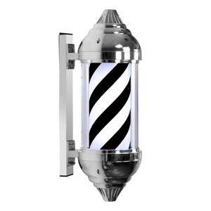 Barberpole Hairdressing Conversion Lamp Round Cylinder Barber Shop LED Conversion Lamp Wall-mounted Retro Hair Salon - Product Image 3