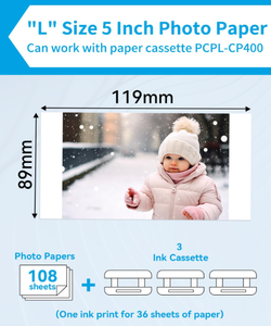 Papel Fotográfico Profesional Compatible con Canon para Modelos Selphy CP1300 CP1200 CP910, Textura de Grado Estudio, <span class=keywords><strong>Fotos</strong></span> Físicas - Product Image 2