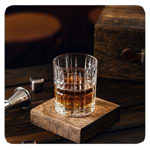 Nuevo Premium 250 ML Old Fashioned Thick Bottom <span class=keywords><strong>Rum</strong></span> Style Cristalería Vasos de whisky para Bourbon 2024 - Product Image 2