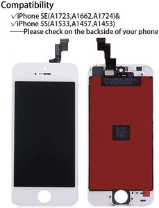 Kit de remplacement d'écran tactile LCD Fixerman pour <span class=keywords><strong>IPHONE</strong></span> <span class=keywords><strong>SE</strong></span>, outils de réparation et verre trempé (blanc Chine) - Product Image 1