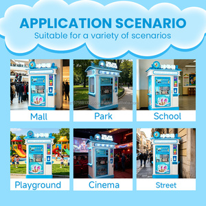 Kiosque à crème glacée intelligent YISO, design adapté aux enfants, commande par écran tactile, entièrement automatique pour les centres commerciaux - Product Image 5