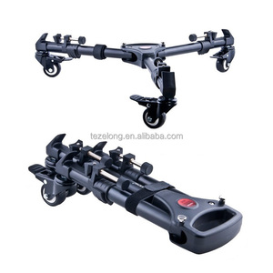 YUNTENG pliable YT-900 trépied chariot roues en aluminium <span class=keywords><strong>pour</strong></span> Studio <span class=keywords><strong>Photo</strong></span> vidéo éclairage verrouillable en direct - Product Image 5